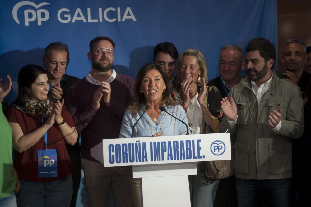 Noche electoral en A Coruña | Sede del PP