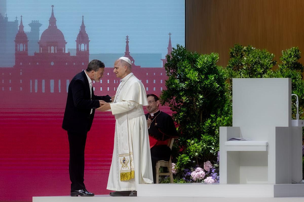 Antonio Banderas ha sido uno de los elegidos para pronunciar un discurso ante el Papa León XIV