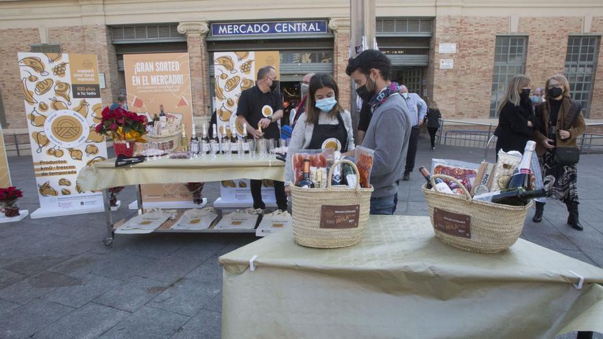 Brindis de Navidad de los mercados municipales