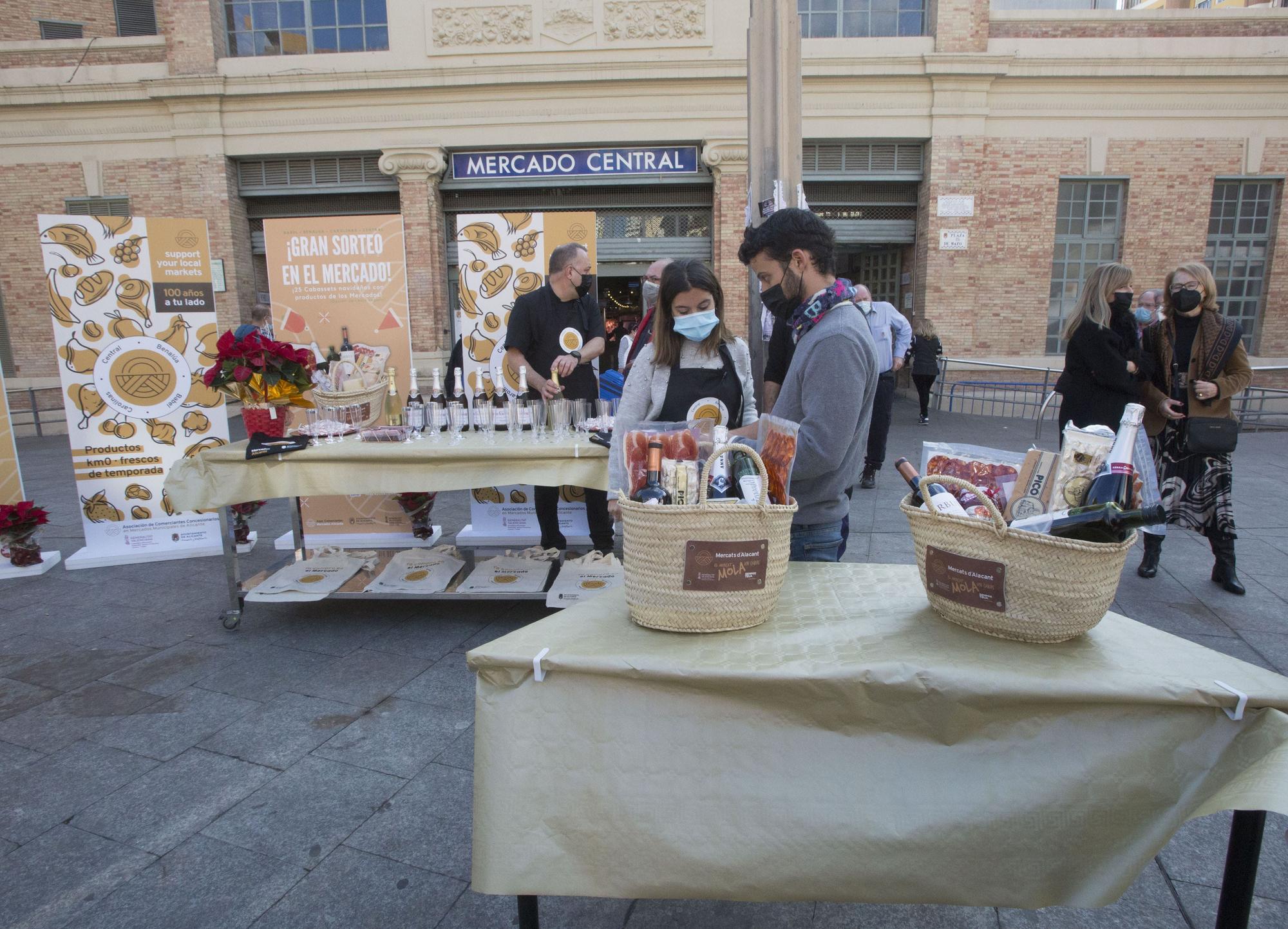 Brindis de Navidad de los mercados municipales