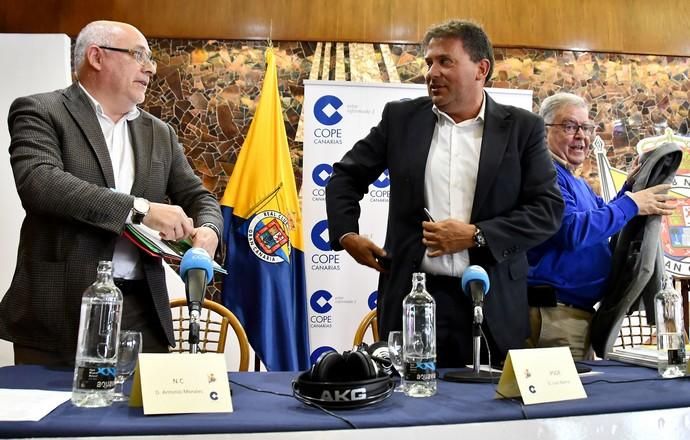 07/05/2019 LAS PALMAS DE GRAN CANARIA. .Los candidatos de los principales partidos al Cabildo de Gran Canaria contrastan sus propuestas en un debate organizado or la cadena COPE, en el Real Club Náutico de Gran Canaria. Nueva Canarias, Antonio Morales. JxGC Coalición Canaria, José Miguel Bravo de Laguna. PP AV, Marco Aurelio Pérez. Sí Podemos, Sara Ramírez. PSOE, Luis Ibarra.  Fotógrafa: YAIZA SOCORRO.  | 07/05/2019 | Fotógrafo: Yaiza Socorro