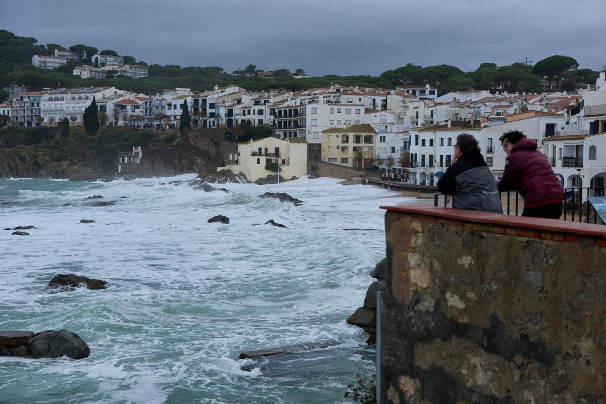 Les imatges del temporal a les comarques gironines