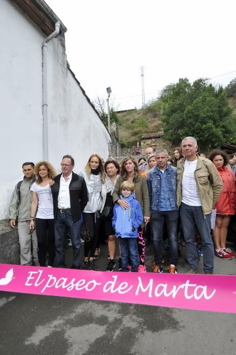 Homenaje a la allerana Marta Rodríguez