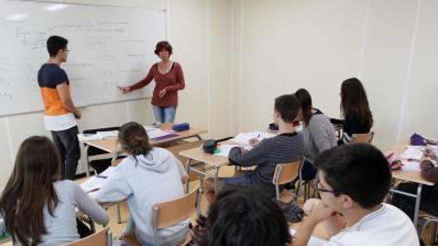 Un barracó, aquest curs, a l&#039;institut Pla de l&#039;Estany.