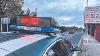 Tráfico intercepta cada mes a más de 100 gallegos a más de 160 km/h