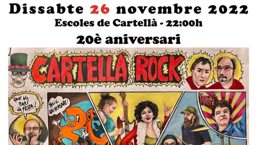 Cartell del 20è Cartellà Rock