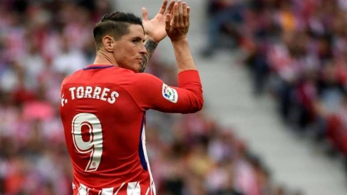 Torres, en su última temporada en el Atlético de Madrid