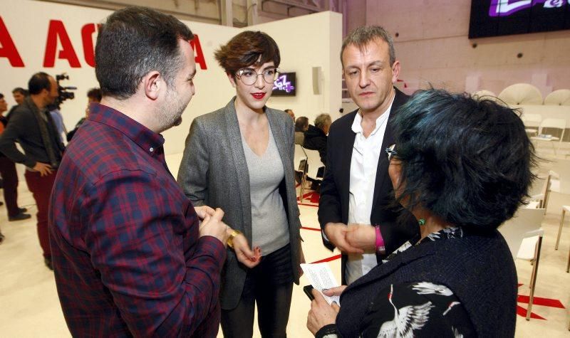 Violeta Barba y Fernando Rivarés presentan su candidatura al Ayuntamiento de Zaragoza