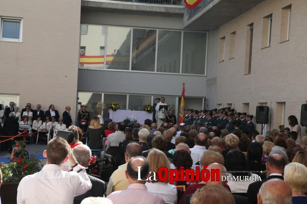 Izado de bandera en Lorca por la Hispanidad