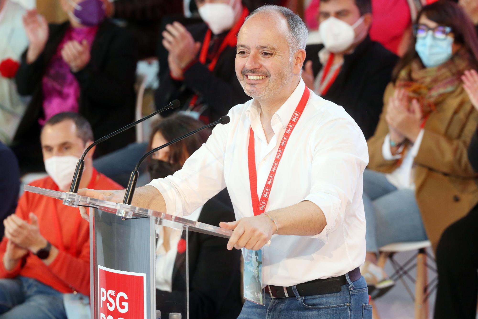 El congreso provincial del PSdeG consolida el modelo de éxito de David Regades