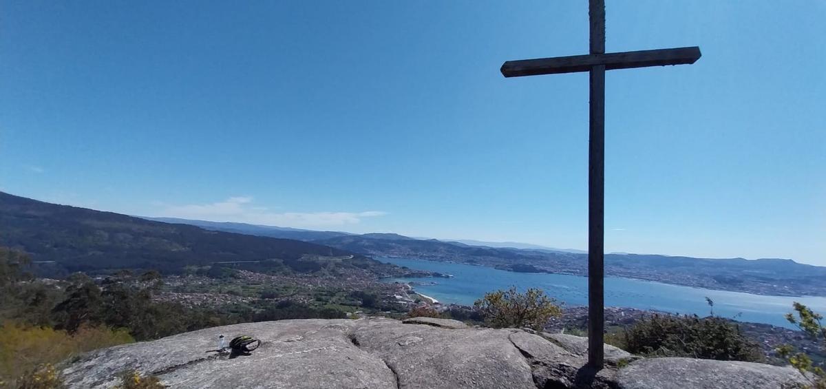 La cruz de O Xestoso, en Moaña.  | FDV