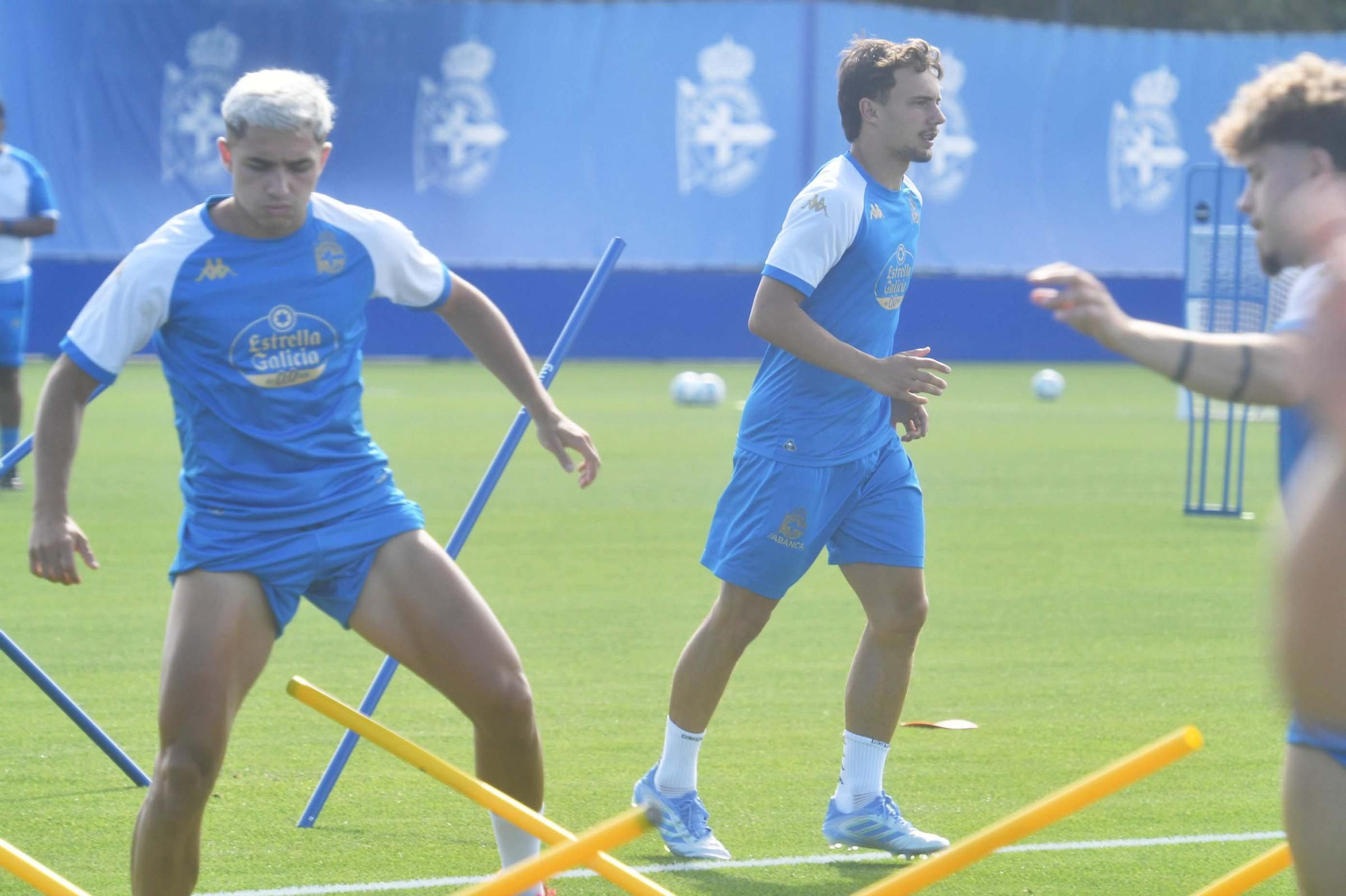 Primer entrenamiento bajo las órdenes de Antonio Hidalgo