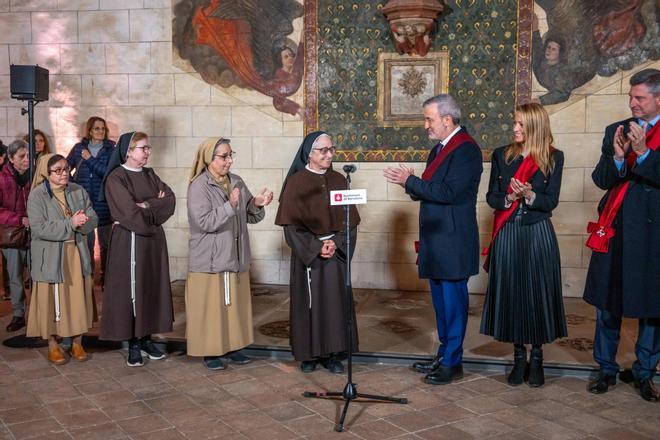 Las monjas clarisas se despiden del monasterio de Pedralbes de Barcelona