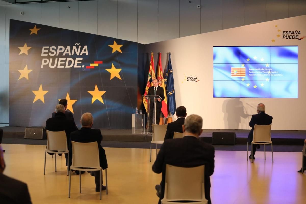 Sánchez presenta en Zaragoza el plan del Ejecutivo para la recuperación de la economía