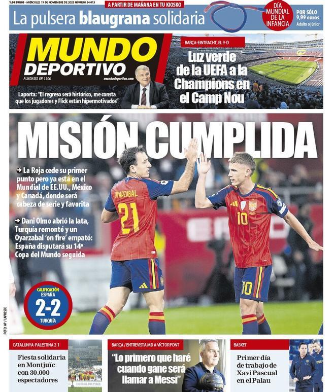 Las portadas de la prensa deportiva de hoy