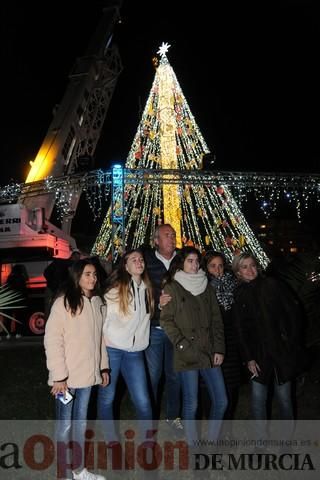 Encendido del Gran Árbol de Navidad de la Plaza Circular de Murcia