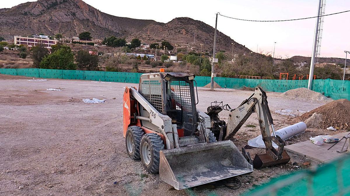 Las obras del circuito para ciclistas de montaña o «pumtrack» han empezado esta semana.