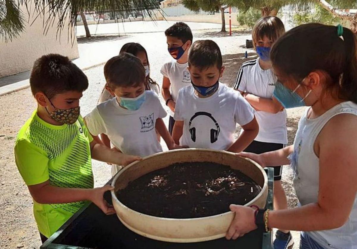 La Comunidad impulsa el compostaje escolar en  la Semana Europea de la Prevención de Residuos