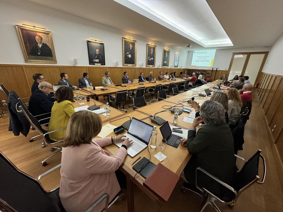 El Consejo de Gobierno de la UA reunido este martes para aprobar las cuentas de 2023