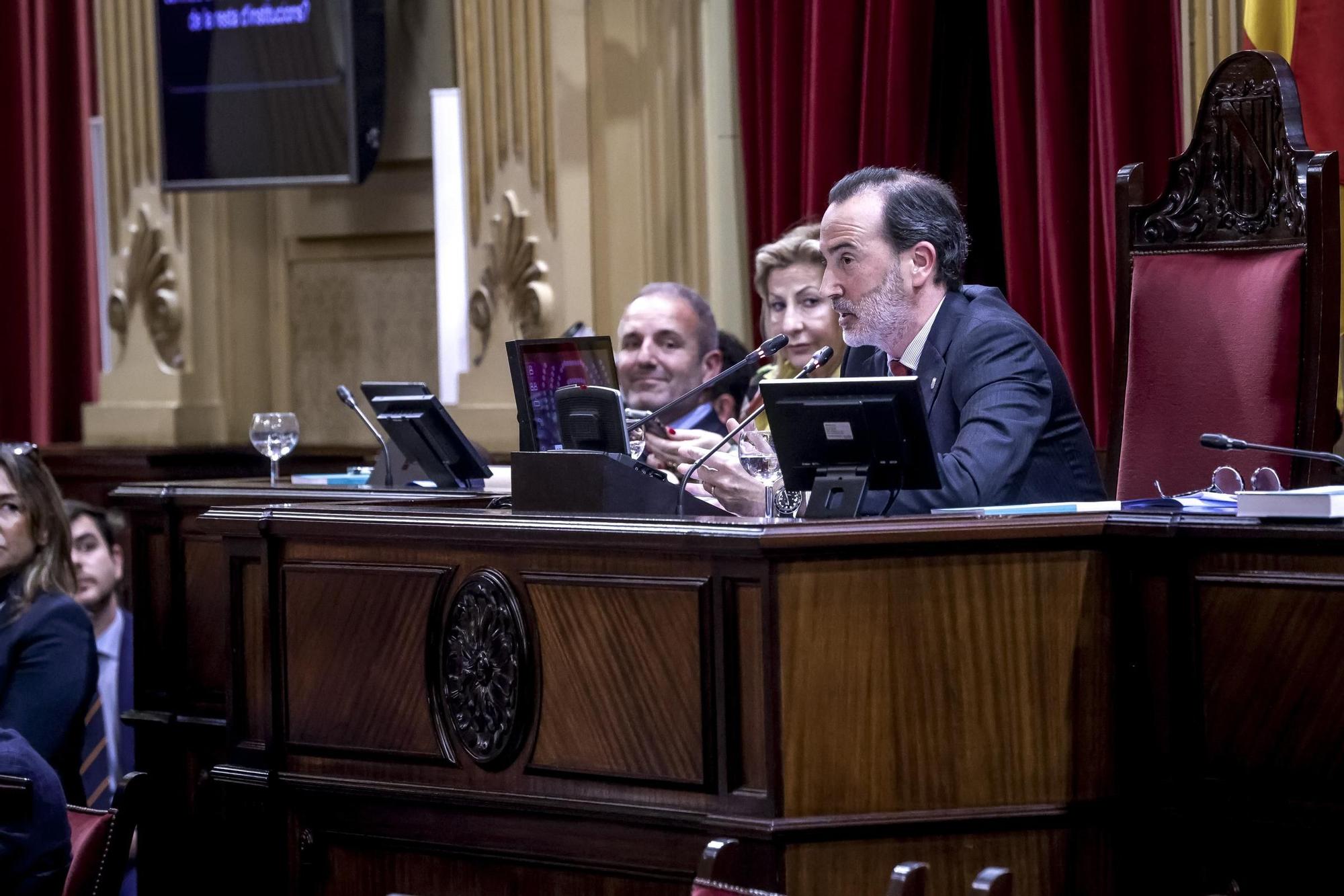 Crisis de Vox en Baleares | FOTOS: La crisis de Vox capitaliza el pleno del Parlament balear