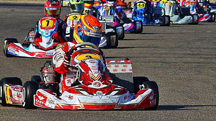 El alicantino Daniel Briz acaba segundo en la última prueba del Nacional de karts