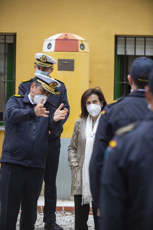 La ministra de Defensa, Margarita Robles, visita la Flotilla de Submarinos de la Armada en Cartagena