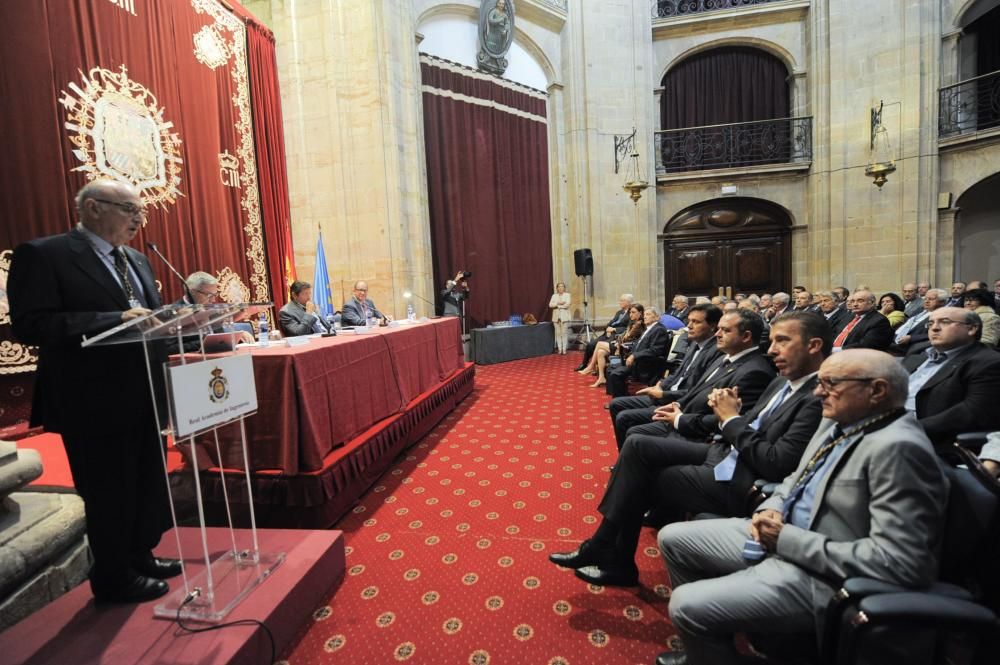 Homenaje de la Real Academia de Ingeniería a los asturianos Luis Adaro y Jerónimo Ibrán