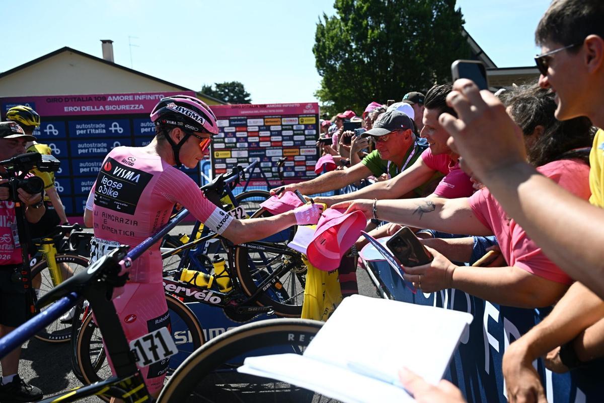 Las mejores imágenes de la 20ª etapa del Giro de Italia.