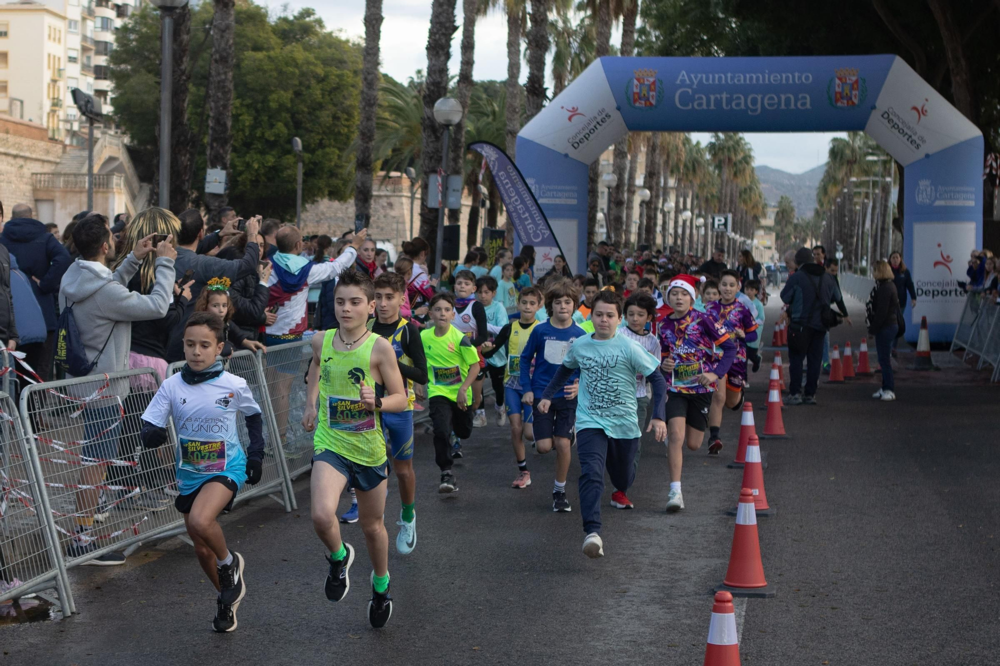 Las imágenes de la San Silvestre infantil 2024 en Cartagena