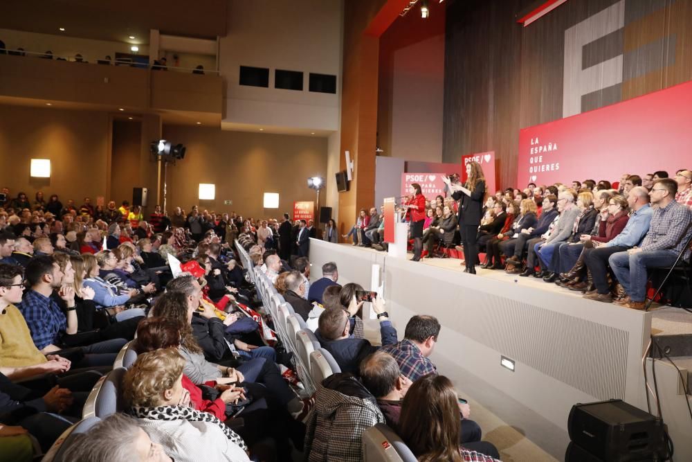 Mitín de Pedro Sánchez en Gijón