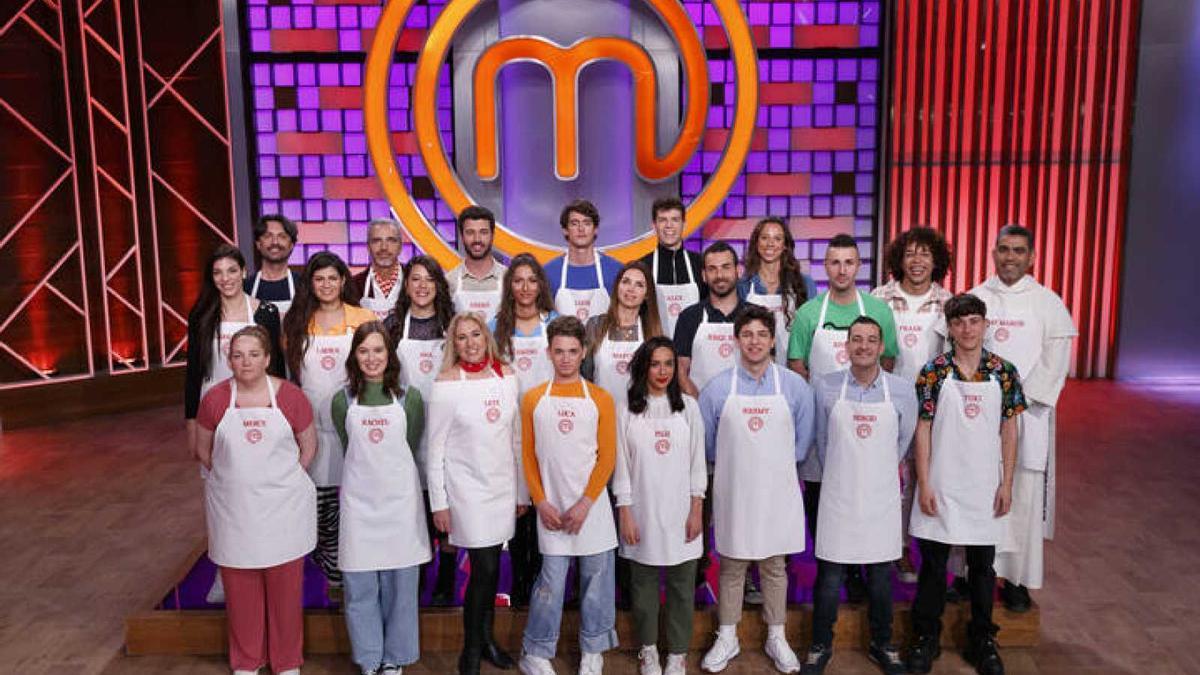 Los concursantes de Masterchef.