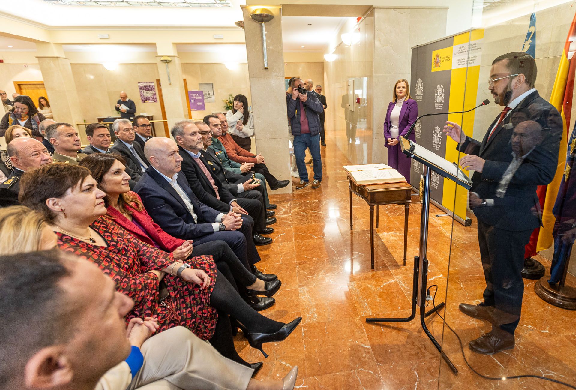 Juan Antonio Nieves toma posesión como Subdelegado del Gobierno en Alicante