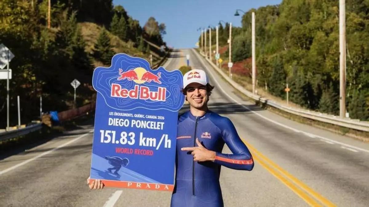 Weltrekordhalter auf dem Skateboard: Diego Poncelet.