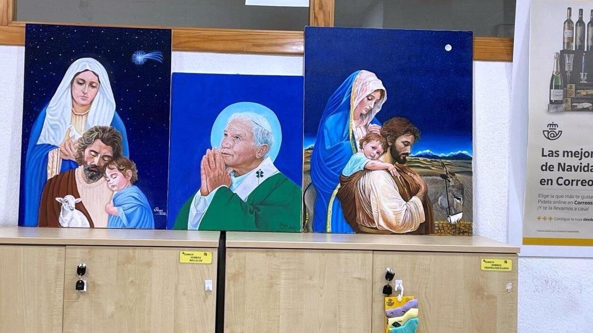 02/12/2025 La exposición impulsada por Correos en Dos Hermanas (Sevilla) del artista local Paco Ribas, inspiradas en escenas costumbristas y navideñas. ANDALUCÍA ESPAÑA EUROPA SEVILLA CULTURA CORREOS