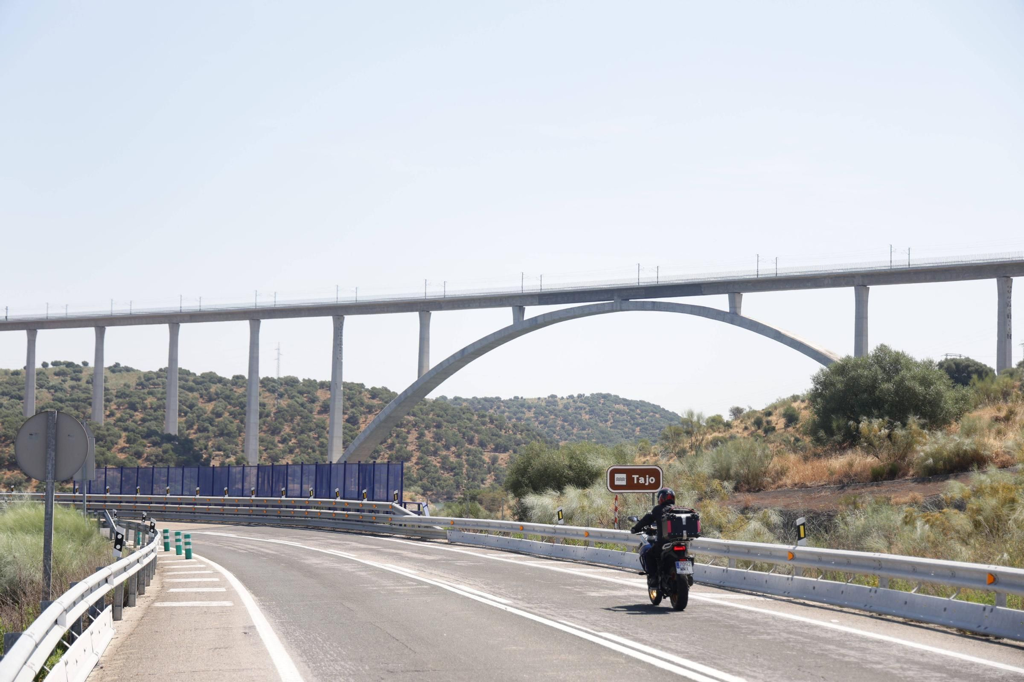El viaducto sobre el Tajo de Cáceres