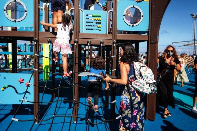 Apertura del parque infantil de La Gesta, en Santa Cruz de Tenerife