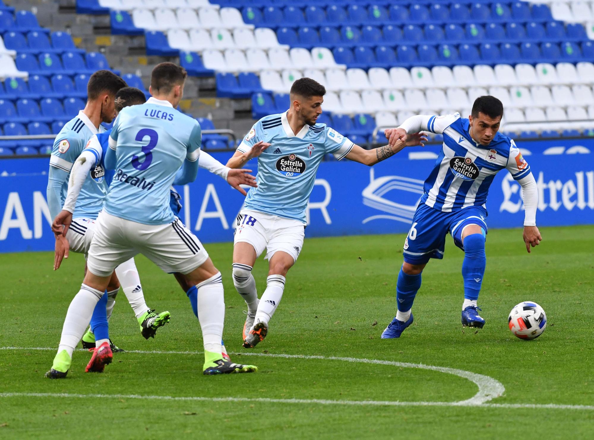 El Dépor cae en Riazor ante el Celta B