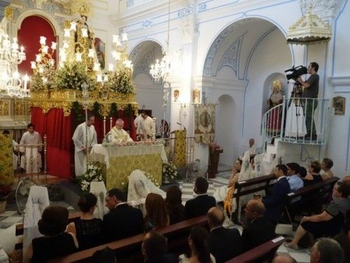 Procesión de la Virgen del Carmen en Cox