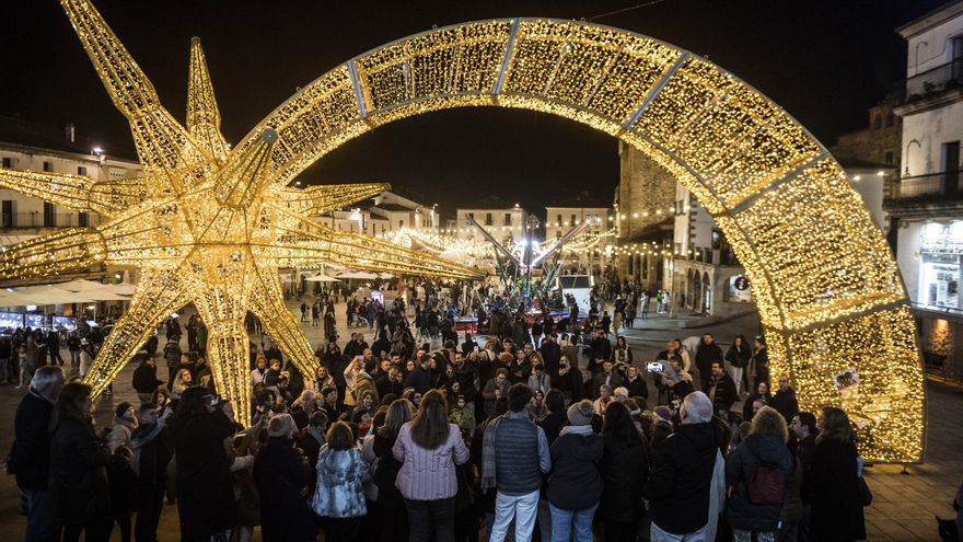 Cañas de Nochebuena en Cáceres: las zonas más concurridas