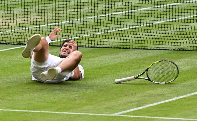 Las mejores fotos del Djokovic - Alcaraz en Wimbledon