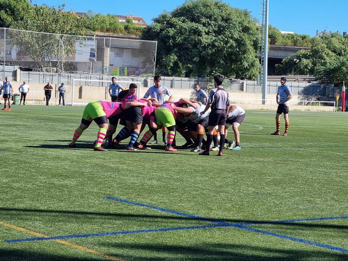 Una foto de archivo de un partido de rugby del club ciutat de Torrent.