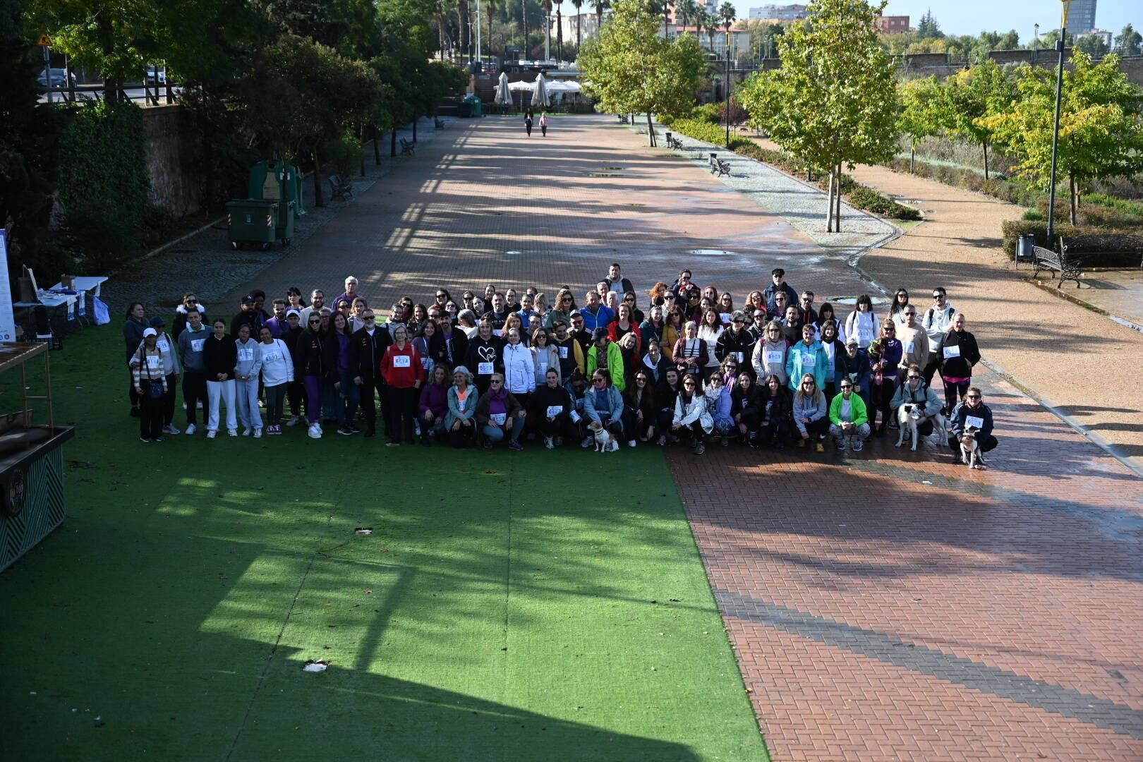 4ª Marcha ‘Badajoz en marcha, por ellas’ de la Asociación Victoria Kent en Badajoz