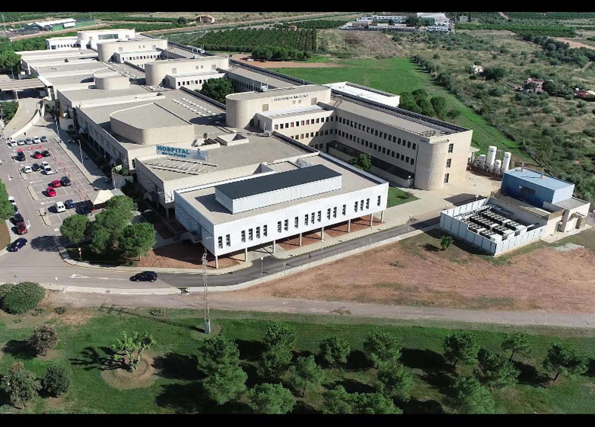 Recreación de cómo quedará el Hospital de la Plana una vez finalicen las obras de ampliación de la UCI.