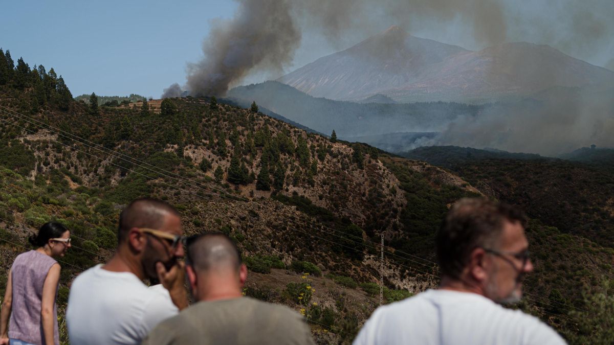 Incendio originado en El Tanque