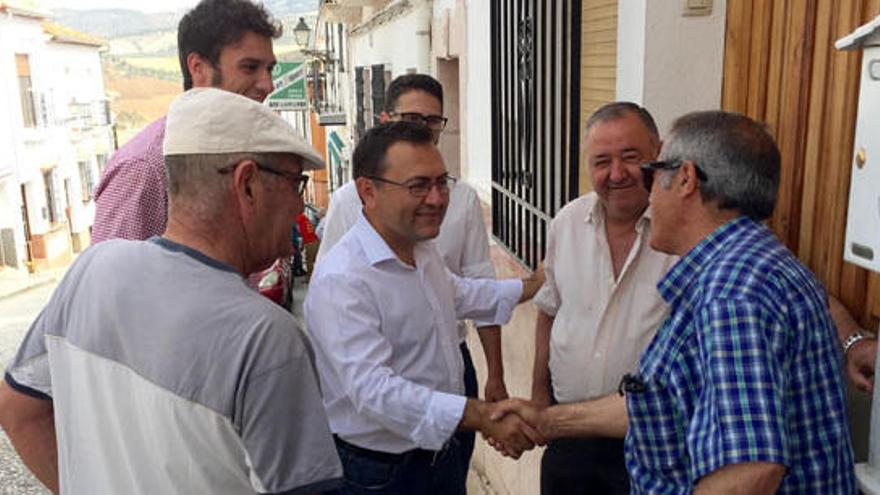 Miguel Ángel Heredia, en Casabermeja.