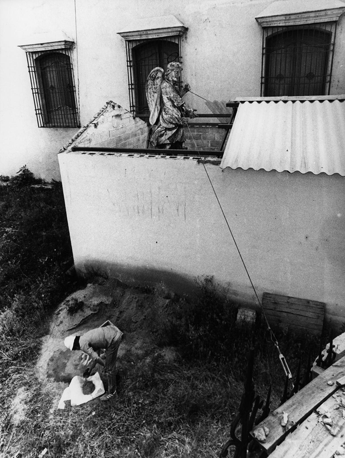 La restauración del Triunfo de San Rafael de 1985, en imágenes