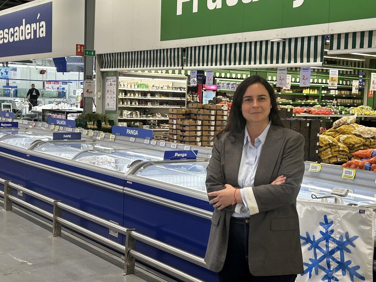 Celia Domigo, en la tienda de Vara de Quart, en una imagen reciente.