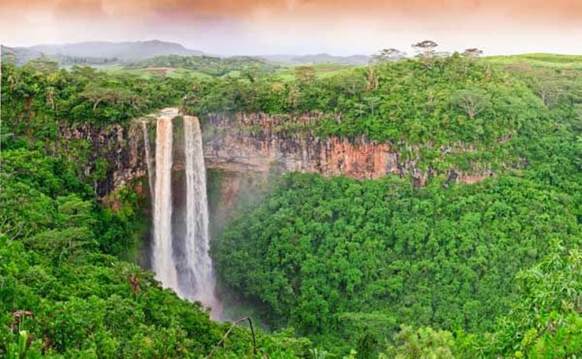 Cataratas Chamarel, en Mauricio.