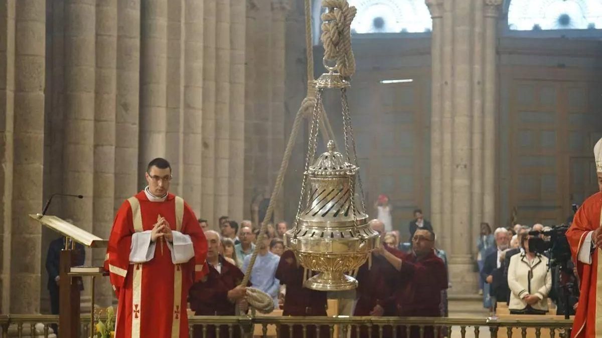 Botafumeiro de la Catedral de Santiago.