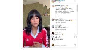 Aitana instagram, cambio de fechas conciertos